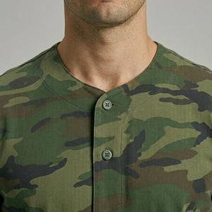 Men's Camouflage <b>Baseball</b> Jerseys Mens <b>Baseball</b> Shirts Full Button Short Sleeve Camo Jerseys V-Neck <b>Baseball</b> Camo Jersey Top - Product Image 4