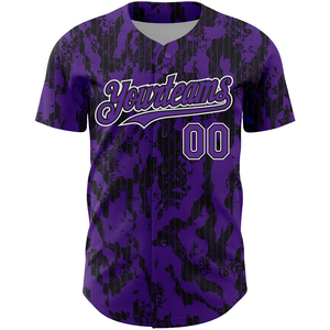 เสื้อเบสบอลโพลีเอสเตอร์ 100% ระบายอากาศได้ดี สั่งทำขายส่ง ปักลายแบบซับลิเมชั่น ติดกระดุมเต็มตัว ชุดทีมพร้อมปักชื่อและหมายเลขส่วนตัว สีพื้น - Product Image 6