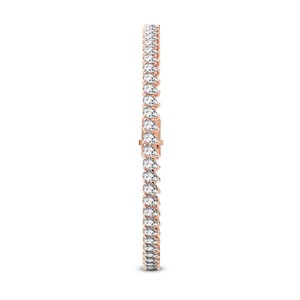 Magnifique bracelet en or avec diamants de laboratoire multi-goutte d'eau, en or massif 10 carats, bracelet tennis avec diamants taille poire lilas - Product Image 2