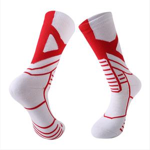 Custom Logo Men's Spandex/Polyester <b>Knee</b> <b>High</b> Socks with Cotton Liner Breathable & Eco-Friendly Adult Sports Athletic Hosiery - Product Image 5