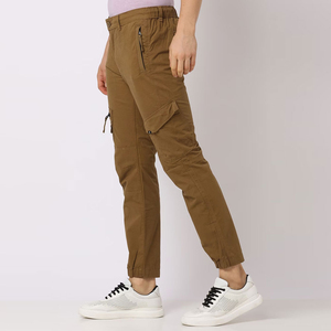 Pantalones Cargo 2025: Moda Urbana Casual Personalizada al por Mayor para Hombre, Pantalones Cargo Holgados y Sueltos con Efecto Lavado - Product Image 2
