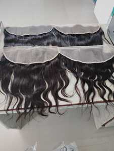 Lace Frontal HD en Cheveux Indiens Vierges Remy Naturels Ondulés - Product Image 1