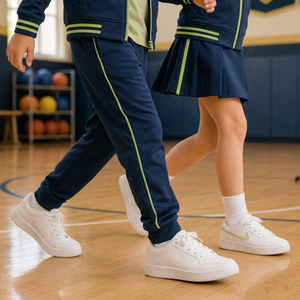 Ensemble d'uniformes scolaires confortables en polycoton, fournisseur d'uniformes personnalisés pour élèves du primaire - Product Image 3