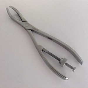 Forceps en acier inoxydable de haute qualité de 23 cm pour l'orthopédie vétérinaire, instrument médical manuel de réduction osseuse - Product Image 5