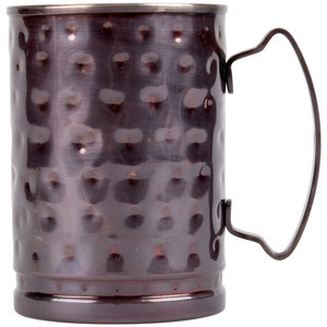 Vintage Hammered Metal <b>Mug</b> with Handle <b>Large</b> Capacity Drinkware for Dining - Product Image 6
