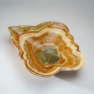 Cuenco Irregular de Ónix Marrón Multicolor, Resistente al Fuego, Moderno, para Cocina, Comedor, Sala de Estar, Revestimiento de Paredes, Ónix de Pakistán - Product Image 1