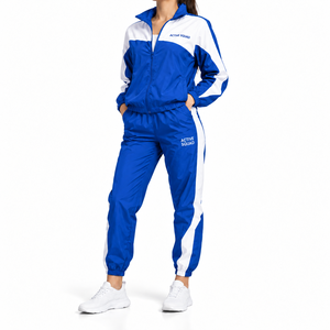 Conjunto Deportivo de 2 Piezas para Gimnasio y Correr, Chaqueta Cortavientos de Color Sólido, Estilo Hip Hop, Ropa Deportiva Ligera - Product Image 3