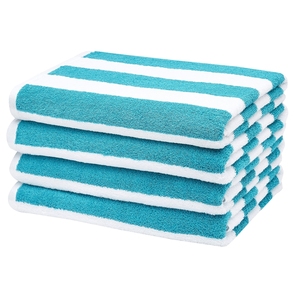 <b>White</b> Cotton <b>Towel</b> Set Rectangular Solid Color Woven Skin-Friendly Home Use Pla in Style - Product Image 2