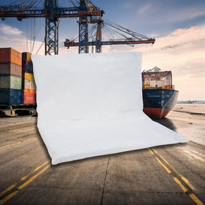 Almohadilla Absorbente de Aceite de Polipropileno Blanco, para Control de Derrames, Uso Industrial y Marino - Product Image 1