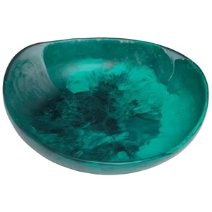 Plateau en résine époxy écologique fait main Royal Touch avec des bols de présentation extra-larges pour des arrangements de table haut de gamme, décoration de fête - Product Image 1