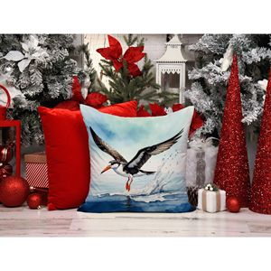 Coussin jetable noir lavable en machine 14H x 14W Oreiller décoratif intérieur et extérieur pour canapé, lit ou patio - Product Image 6