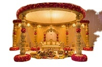 Mariage indien Mandap réglable cristal scène auvent Chutzpah Mandap cristal cadre Photo décor fleur Stand décorations de mariage - Product Image 2