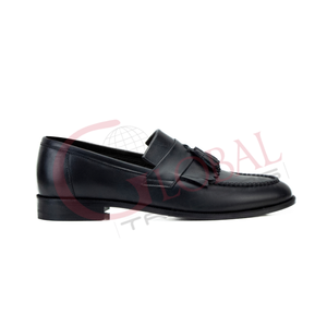 Zapatos Mocasines de Cuero Premium Vintage para Hombre, Hechos a Mano, Resistentes, de Cuero Genuino Negro, Casuales - Product Image 6