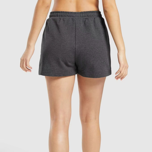 New Arrival Women's Running <b>Shorts</b> Lightweight Activewear Adjustable Waist Two <b>Zip</b> <b>Pockets</b> Split Hem Workout Bottoms - Product Image 2