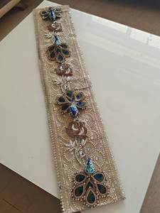 Cinturón de Cuentas Personalizado, Accesorio de Cintura de Diseño Único para Mujer, Regalo para Festivales y Fiestas, Ornamental, Hecho a Mano, Moderno, Tejido - Product Image 1
