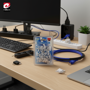 Clips filetés en plastique de 6 mm pour la gestion des câbles et les accessoires - Product Image 3