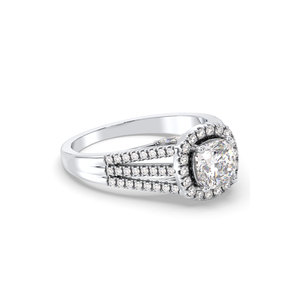 Anillos de Diamantes Cultivados en Laboratorio CVD REYES, Gran Venta, para Mujer, Lujosos, Oro Blanco de 14K y 18K, Anillo de Compromiso, Joyería Fina - Product Image 3
