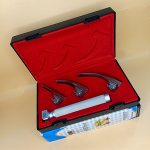 Lapa Laryngoscope Standard Macintosh Fiber Optic 3 Blade 0-1-2 Set Child Handle Standard Quality Blister Box Packed CE Class I - Product Image 5