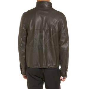 Chaqueta de Cuero para Hombre, Último Modelo, al por Mayor, Resistente al Viento, Chaqueta de Cuero para Hombre Más Vendida, Chaqueta de Cuero Impermeable para Hombre - Product Image 2