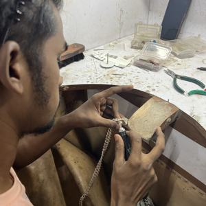 Pendentif Hip-Hop personnalisé en argent 925 plaqué or rose et or blanc, serti de moissanite VVS certifiée IGI, style Iced Out, bijoux raffinés pour cadeau - Product Image 6