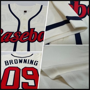 Maillot de baseball personnalisé 100 % polyester pour adultes - Respirant, anti-humidité, extensible dans quatre directions, protection UV, pour équipes sportives - Product Image 3