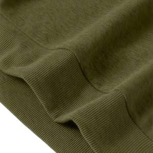 Sweat-shirt en molleton vert olive pour homme, demi-zip, col montant, poignets et ourlet côtelés, doux, chaud, décontracté, vêtement de sport, pull à manches longues - Product Image 5