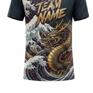 เสื้อเชิ้ตมีฮู้ดน้ำหนักเบาแบบกำหนดเอง แขนสั้น โพลีเอสเตอร์ เสื้อกีฬาทีม พิมพ์ชื่อและหมายเลขตามสั่ง - Product Image 5
