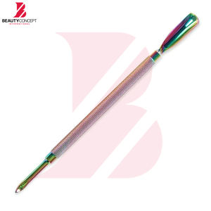 Empujador de Cutículas Ligero y Personalizable, Herramienta de Acero Inoxidable Duradera, Antideslizante y Fácil de Usar para Manicura y Pedicura en Salón - Product Image 2