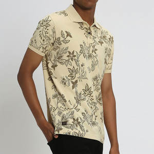 T-shirts et polos de golf personnalisés avec logo de marque OEM, 100% coton, pour hommes et unisexe. - Product Image 4