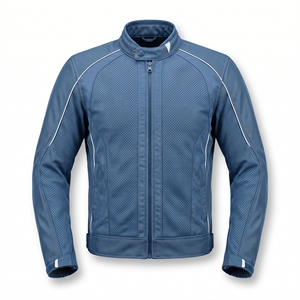 Chaqueta de Motocicleta Impermeable de Cordura para Hombre, Transpirable, Perforada, Duradera, Equipo de Protección para Motociclistas para Todas las Estaciones - Product Image 1