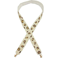TIMELESS CRAFT TC-0025 Bandoulière personnalisée avec logo imprimé UV, faite à la main, brodée de perles, pour sacs fourre-tout tendance - Perles de rocaille