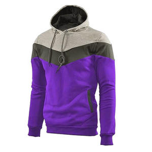 Sweat-shirt à capuche pour homme, manches longues, tissu tricoté respirant, design éco-responsable avec poche, pull-over, logo et impression personnalisés - Product Image 5