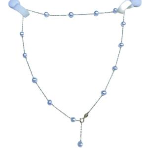 สร้อยคอมุกน้ำจืดทรงกลมขนาด 5-6 มม. รุ่น Starry Sky ดีไซน์เรียบหรู พรีเมียม เงินแท้ S925 ให้แสงสว่างสวยงามไร้ตำหนิ ด้วยความงดงามจากธรรมชาติ - Product Image 5