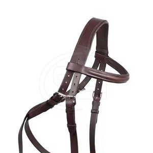Premium Leather Comfortable Horse Bridle with Adjustable Headstall Customizable for Daily Riding and Training Sessions - Product Image 5