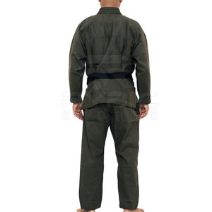 Kimono de Jiu Jitsu Brasileño Personalizable de Venta Caliente, Uniforme de BJJ de Algodón con Cuello Grueso para Competición - Product Image 3