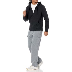 Sudadera con Capucha para Hombre, Corte Regular, 100% Algodón, Invierno, Bordada con Impresión Digital, Color Negro - Product Image 4
