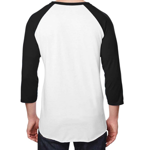 Camisetas de Manga Larga Raglán para Hombre, Diseño Personalizado, Algodón Grueso, Cuello Redondo, Color Heather Premium, OEM - Product Image 4