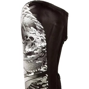 Protectores de Piernas de Cuero para Boxeo, Muay Thai, Kickboxing y MMA, Venta al Por Mayor, Fabricante OEM, Personalizados, Venta Directa de Fábrica - Product Image 6