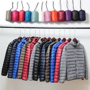 Chaqueta Acolchada Personalizada para Hombre, Cuello Alto, Cierre de Cremallera, Color Sólido, Resistente al Viento, Poliéster Grueso, Invierno, Casual, Corte Ajustado, Logotipo Frontal - Product Image 3