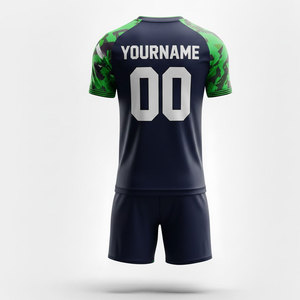 Ensemble de maillots de football personnalisés, uniforme d'équipe, shorts respirants, tissu à séchage rapide, vêtements d'entraînement professionnels pour les matchs - Product Image 2