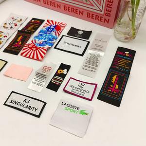 Etiquetas de Seda para Ropa, Nuevas y Más Vendidas, Etiquetas Blancas Personalizadas para Logotipo de Marca, Etiqueta Tejida para Ropa de Marca, Buena Calidad - Product Image 1