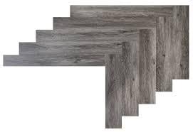 Suelo SPC con Aspecto de Madera Gris, Sistema de Clic, Resistente al Agua, Loseta de Vinilo Texturizada, Acabado Industrial Cepillado - Product Image 2