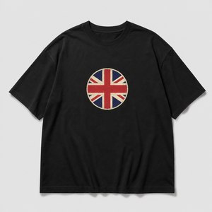 Camiseta Personalizada con Gráfico de la Bandera Nacional Negra, 100% Algodón, Cuello Redondo, Manga Corta, Estilo Vintage para Hombre, Ropa Deportiva Casual para Fanáticos, OEM ODM - Product Image 5