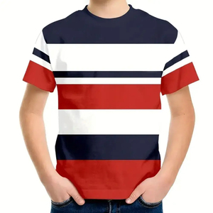 Fournisseur Exportateur de T-shirts pour Enfants en Coton, Vêtements Décontractés, Fabrication Personnalisée, Commandes en Gros pour Grossistes Internationaux - Product Image 1