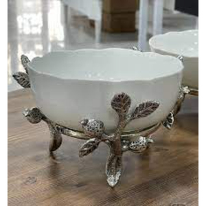 Cuenco Tradicional Chino de Metal Color Verde con Asa de Pájaro y Flor Bañada en Oro, Cuenco Decorativo Hecho a Mano para Exhibición - Product Image 6