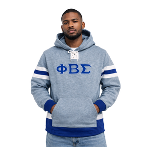 Sudadera con Capucha de Mezclilla Phi Beta Sigma, Ropa de Fraternidad Griega con Diseño Audaz, Comodidad Premium y Estilo Atlético - Product Image 1
