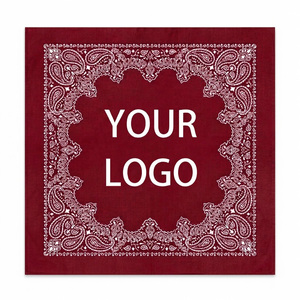 Clothing Manufactured Custom Eco-friendly Windproof Digital Print Cotton/Polyester Long Bandana Scarf Men-All Season Travel - Product Image 5