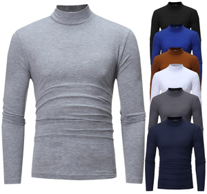 Fast Shipping Wholesale Casual Blank Cotton Jersey Breathable Quick Dry Long Sleeve <b>T</b>-<b>Shirt</b> for Men - Product Image 4