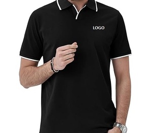 Polo personnalisé pour homme au design unique, polo en coton doux pour homme, vente en gros depuis le Bangladesh disponible. - Product Image 3