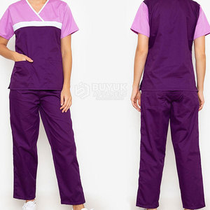 Conjuntos de Uniformes Médicos Ligeros y Cómodos de Algodón de Alta Calidad, Estilo Profesional, Manga Larga para Mujer, Uso Hospitalario - Product Image 6